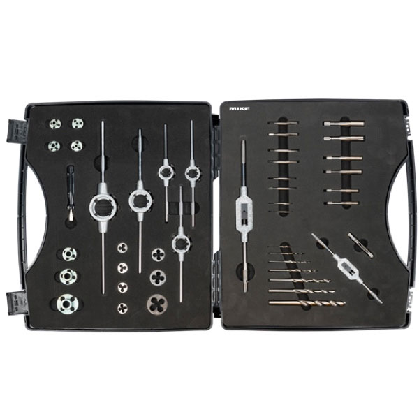 Bộ tarô bàn ren 42 chi tiết ELORA 1363-SF, từ M3 đến M12, trong ngoài