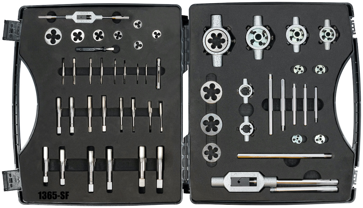 Bộ taro bàn ren hệ inch Mf3 đến Mf20 ELORA 1365-SF