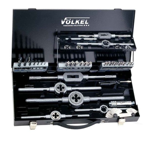 Bộ taro bàn ren Voelkel 49101, 43 chi tiết từ M3-M12