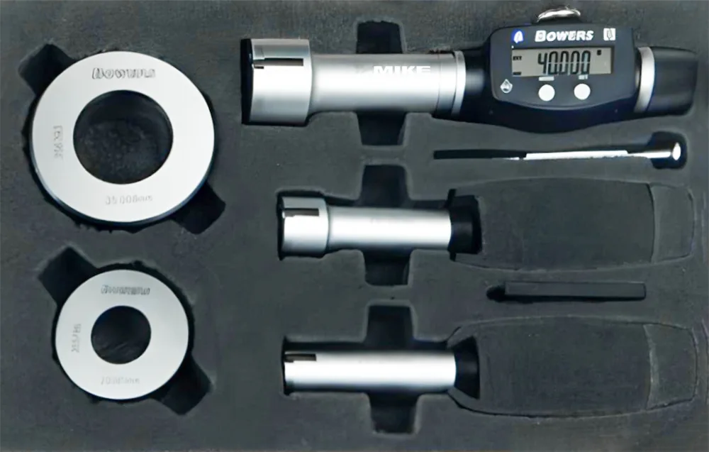 Bộ panme điện tử đo lỗ 2 điểm 230611-BT, đo từ 2 - 200mm, IP 67 Bộ panme điện tử đo lỗ 3 điểm 23061x-BT đo từ 6 – 200mm, IP 67