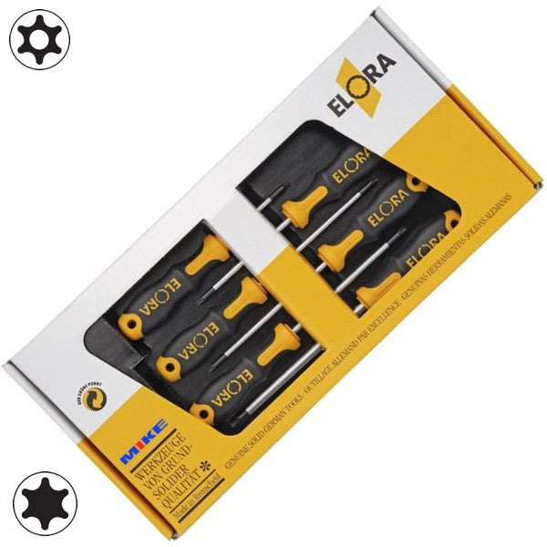 Bộ tô vít đầu sao ELORA 760STX và sao có lỗ 761STTX