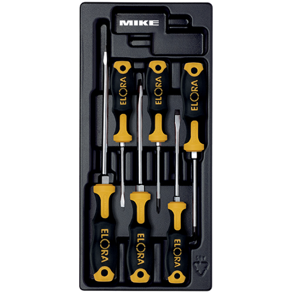 Bộ tua vít ELORA MS-36, hỗn hợp 6 món dẹp và bake