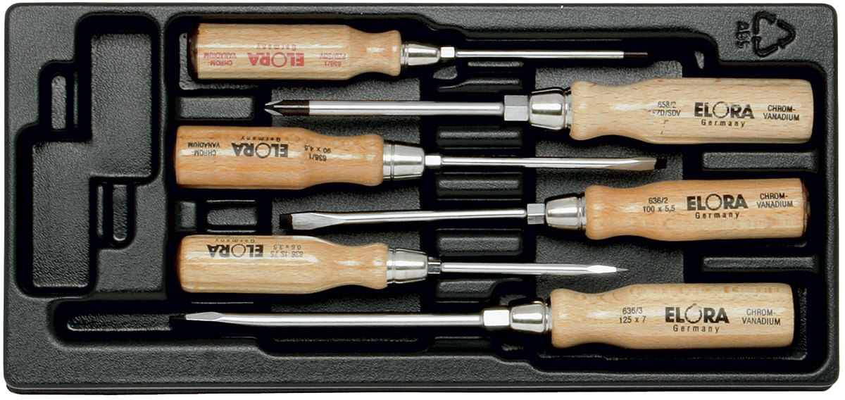 bộ tua vít 6 cái chrome vanadium