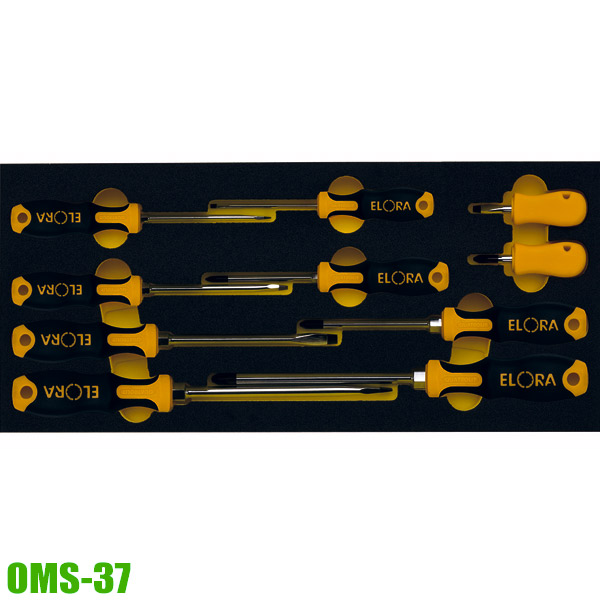 Bộ tua vít 10 cây ELORA OMS-37, cho tủ đồ nghề