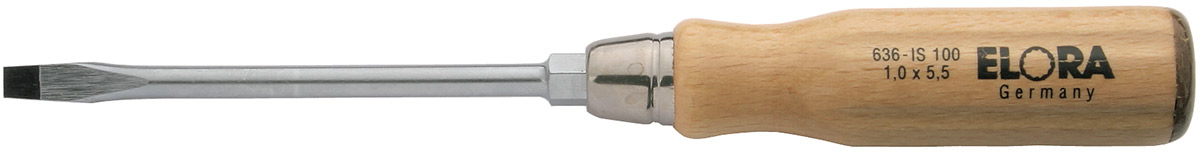 636-IS Tô vít dẹt cán gỗ 75 đến 250mm