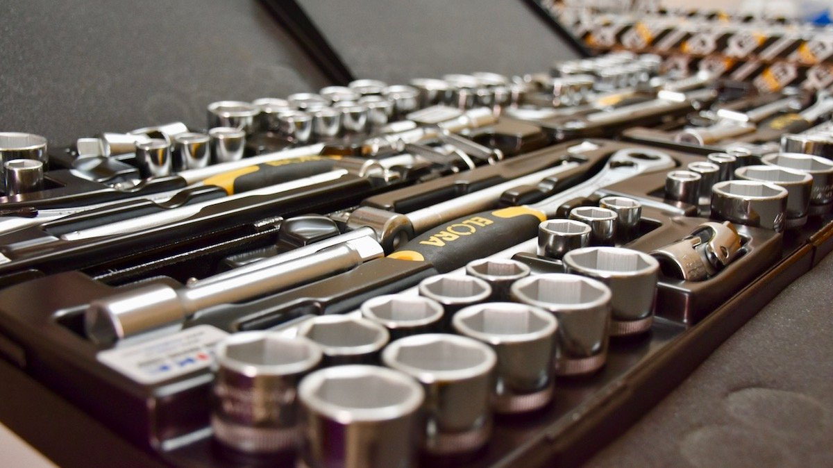 OKLMK Bộ tuýp 25 món hệ mét và hệ inch, từ 10 – 32mm, 1/2 inch