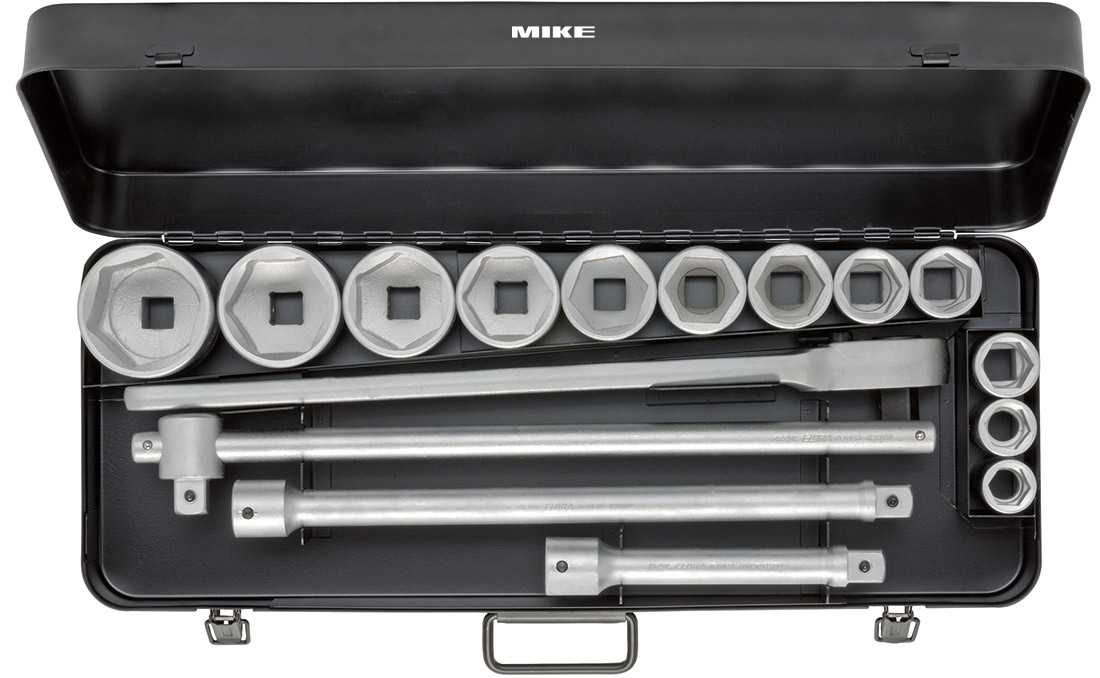 Bộ tuýp đa năng 6 cạnh 771-S12, từ 22mm đến 60mm, 16 chi tiết. Elora Germany