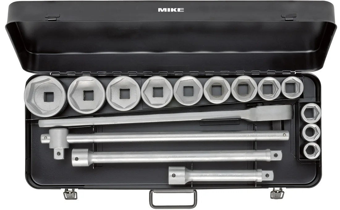 Bộ tuýp đa năng 6 cạnh 771-S12, từ 22mm đến 60mm, 16 chi tiết. Elora Germany
