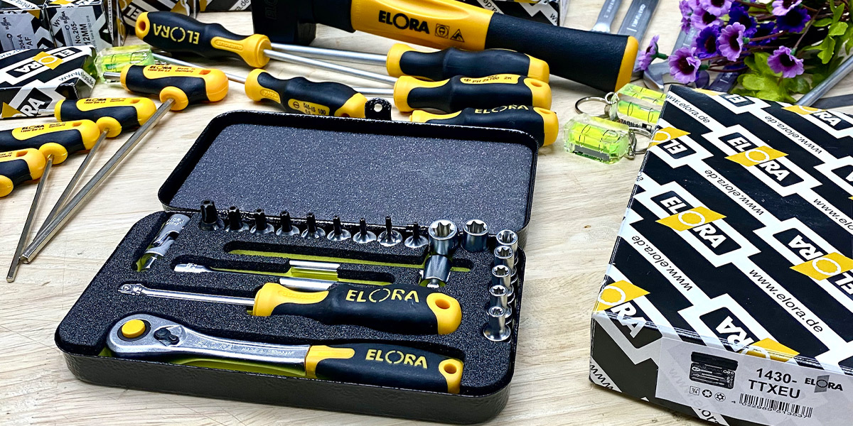 TXEU Bộ tuýp vít hoa thị 21 chi tiết, khẩu sao đầu vuông 1/4 inch