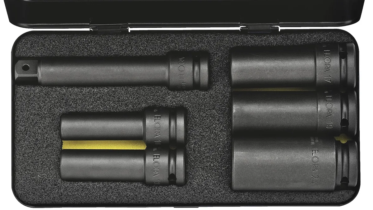 Bộ khẩu đen 6 chi tiết từ 10mm đến 24mm Elora 790-S6LT