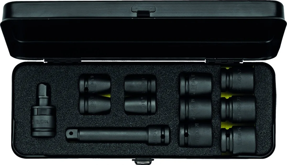 bộ tuýp đen hệ mét và hệ inch 12 chi tiết ELORA 790S12