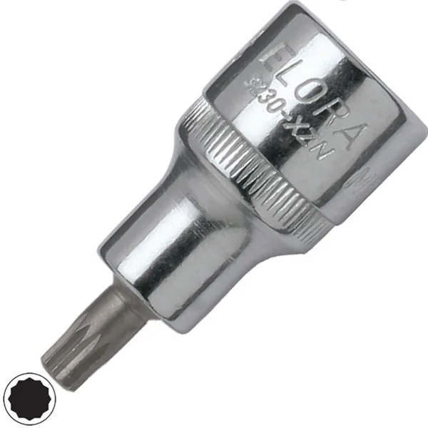 tuýp hình hoa hướng dương 3230-XZN Tuýp lục giác đầu hoa hướng dương, đầu vuông 1/2 inch.