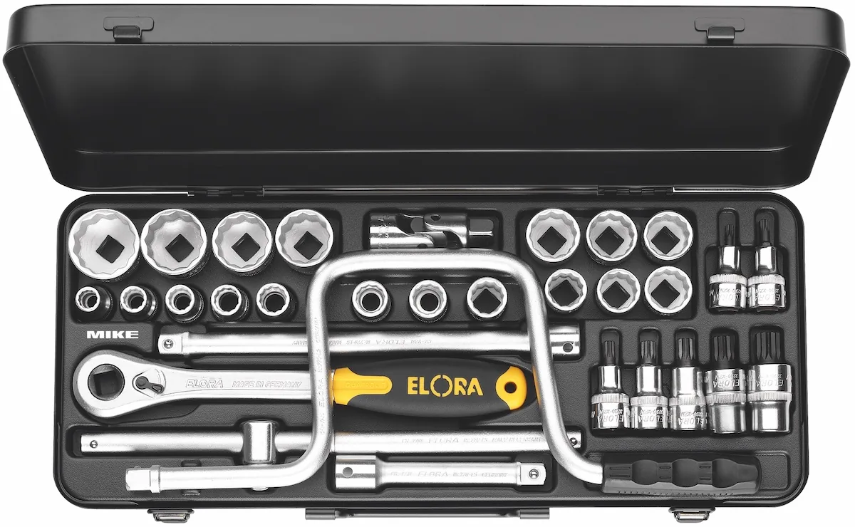 Bộ tuýp đầu hoa hướng dương 31 chi tiết ELORA 770-771-LXZN