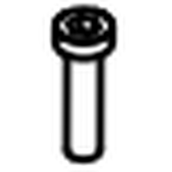 Bu lông lục giác, 4 mm. Euroboor 020.0102 - 4, 15/32