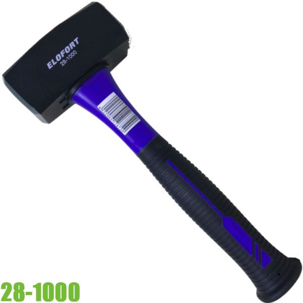 Búa đầu chùy 1000g cán nhựa bọc cao su ELOFORT 28-1000