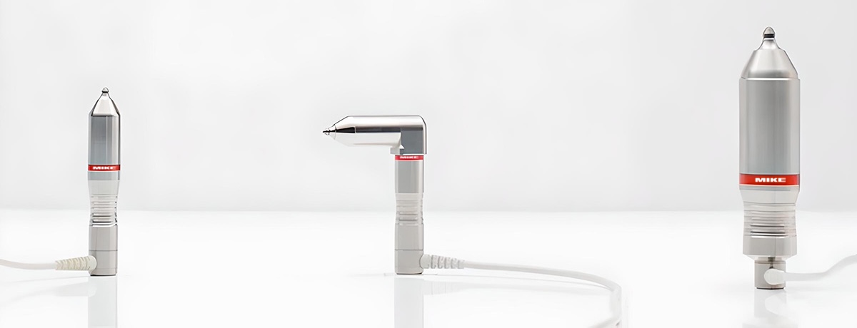 Các kiểu cảm biến cho máy đo bề dày thành chai Minitest FH