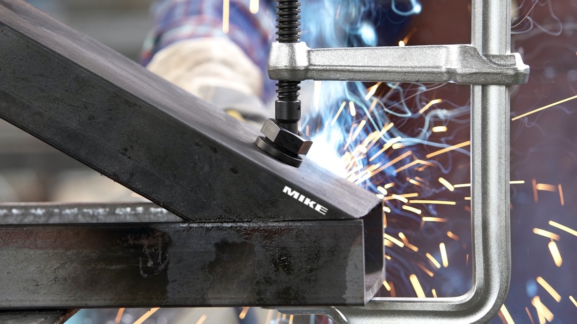 Vam kẹp phôi kiểu chữ F - BESSEY GSM dùng trong hàn kết cấu kim loại.