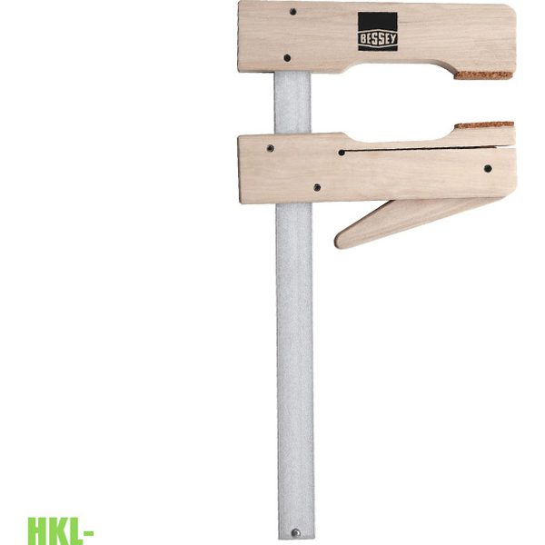 Cảo chữ F ngàm bằng gỗ Wood Klemmy HKL, má kẹp mềm