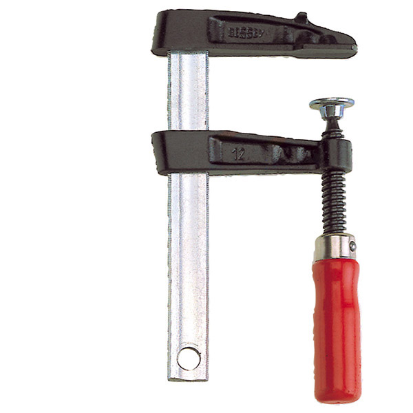 Cảo chữ F ngàm bằng gang, màu đen với cán gỗ, Bessey TGP