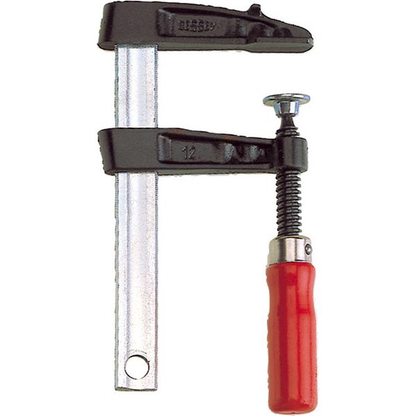 Cảo chữ F ngàm bằng gang, màu đen với cán gỗ, Bessey TGP