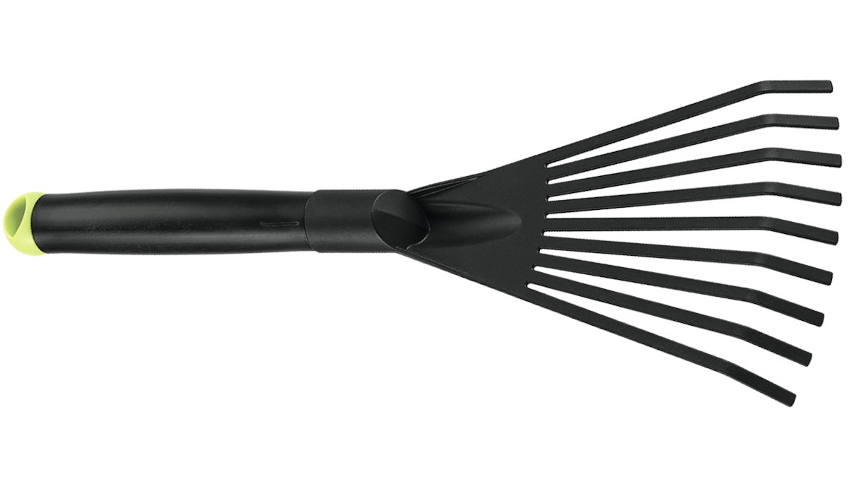 Cào lá cây cầm tay 40cm màu đen Habitat Fan Rake - Epoca