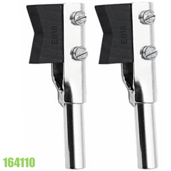 Cặp điện cực 164110, có cán cho máy hàn ống REMS Contact 2000