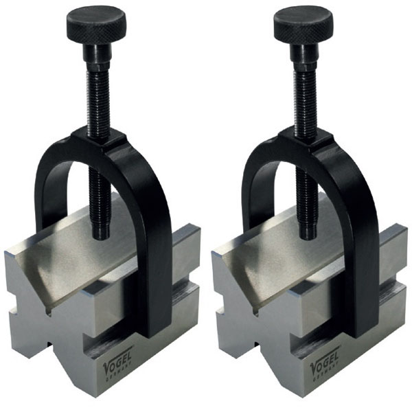 Cặp khối chuẩn V-Block VOGEL Germany 3330, góc chữ V 90 độ