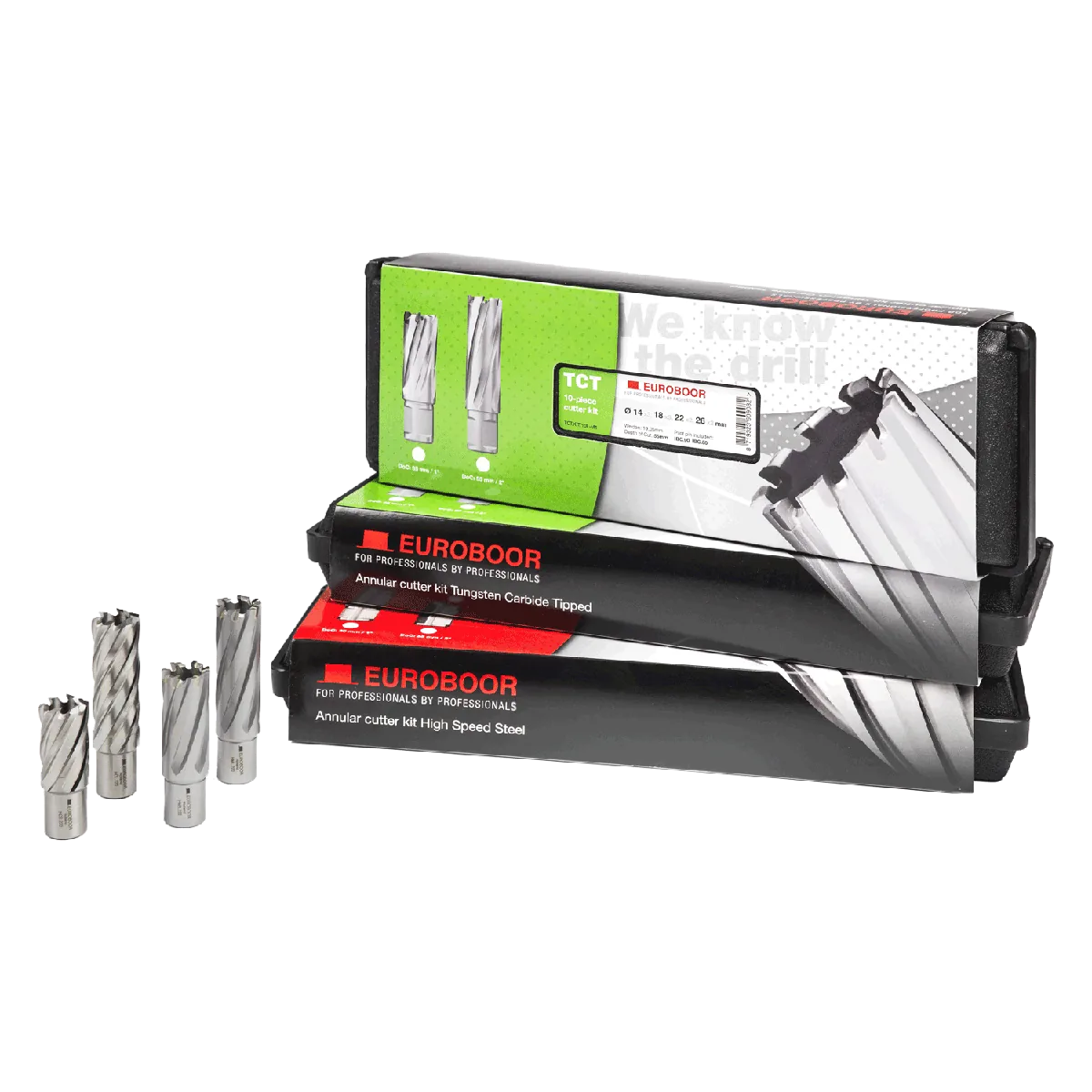 Cutter kit, TCT, DoC 35 mm, Dmin 14 mm, Dmax 26 mm. Euroboor TCT.KIT/10S-M1 - 3/4, 19.05 thumbnail 2