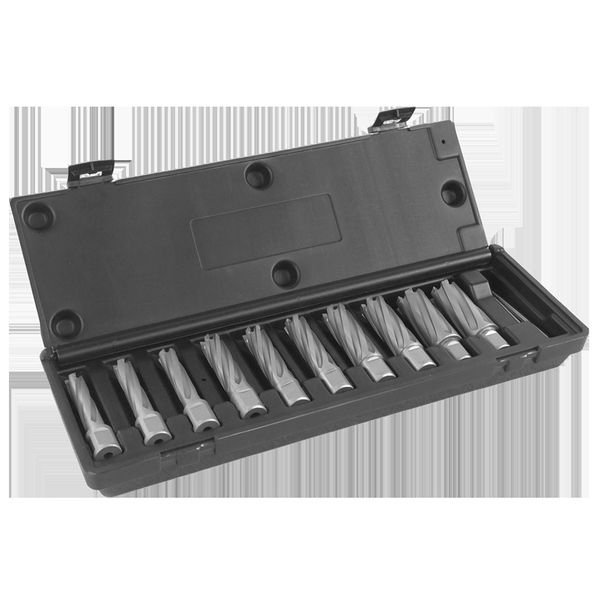 Bộ cắt, TCT, DoC 55 mm, Dmin 14 mm, Dmax 26 mm. Euroboor TCT.KIT/10L-M1 - 3/4, 19.05