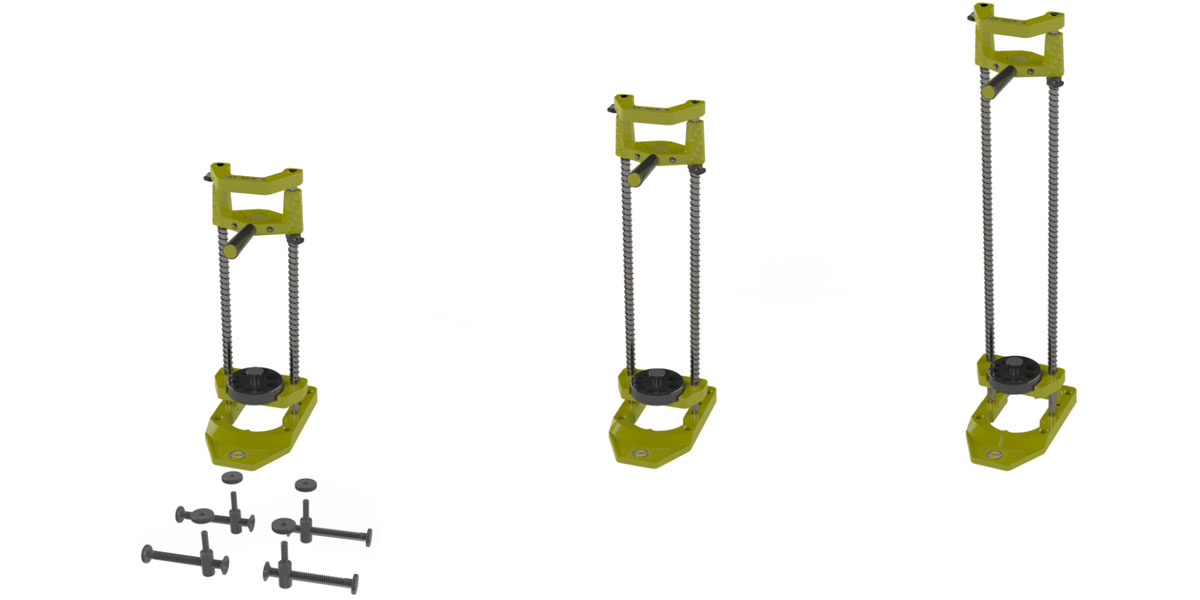 1403 Chân đế máy khoan 320-650mm, hàng chính hãng FAMAG Germany