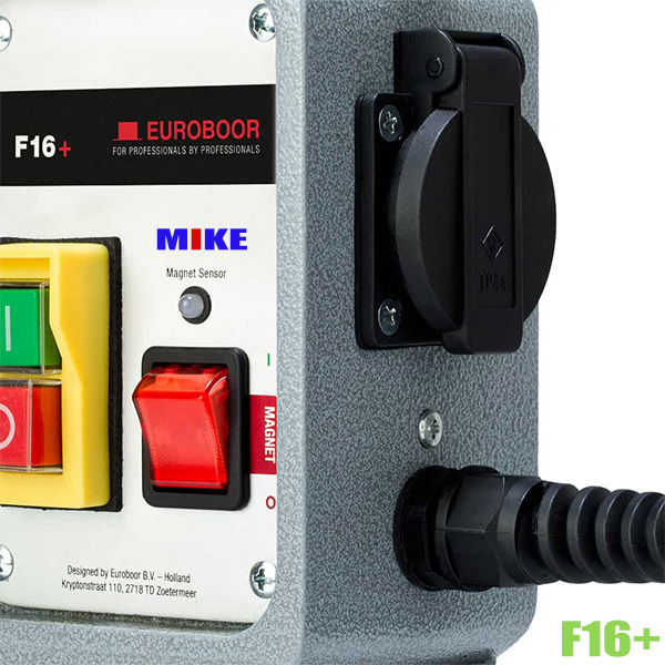 F16 Chân từ máy khoan đa năng có ổ cắm, khoan max Ø16mm