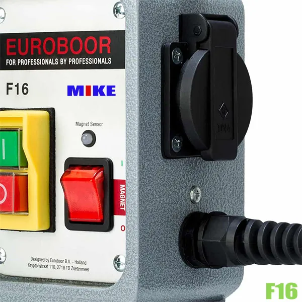 F16 Chân từ máy khoan đa năng có ổ cắm, khoan max Ø16mm
