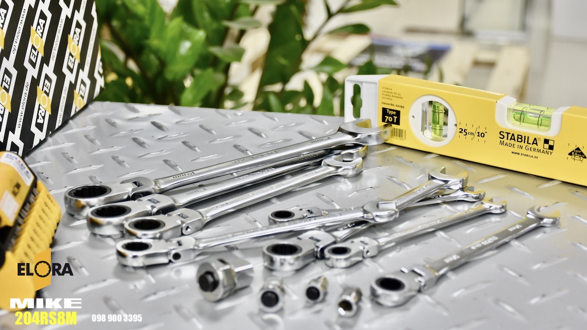 cờ lê bánh cóc đầu gật gù 204-RS8M