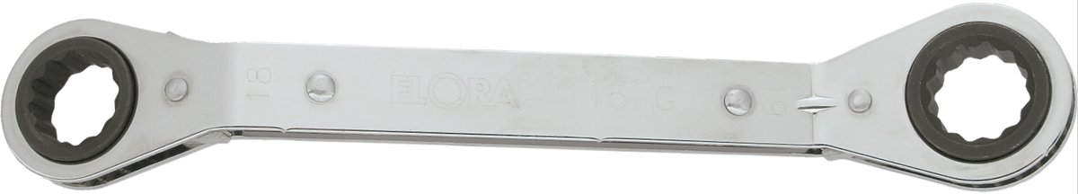 Cờ lê lắc tay 115G, hai đầu vòng tự động. Elora Sản xuất tại Đức