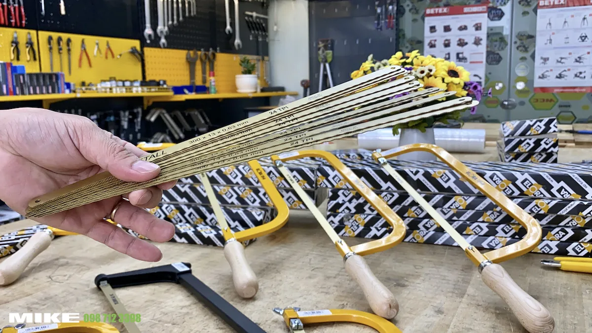 Lưỡi cưa sắt dự phòng bằng thép gió HSS phủ Titan - Elora Germany