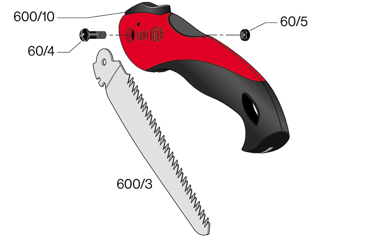 Bản vẽ cưa cành cây FELCO 600