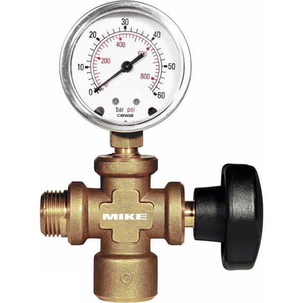 Cụm van đóng mở kèm đồng hồ áp suất REMS 115110