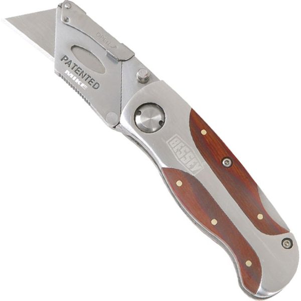 Dao rọc giấy 160mm kiểu gấp cán gỗ BESSEY DBKWH-EU