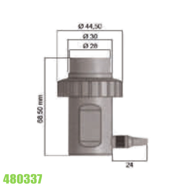 Đầu đo độ dày 480337, cho vật liệu tổng hợp và sợi thủy tinh