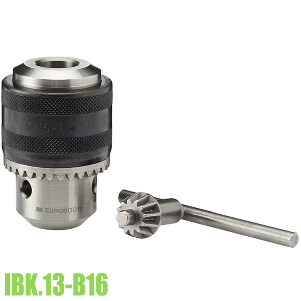 Đầu kẹp mũi khoan xoắn IBK.13-B16, từ Ø1-13mm chuôi B16. Euroboor