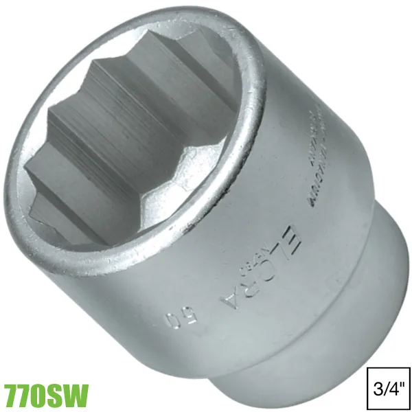 770SW Đầu khẩu vuông 3/4 inch Elora
