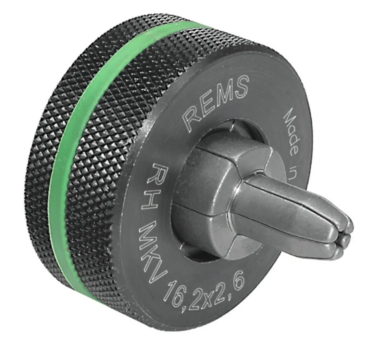 Đầu nong loe ống REMS RH MKV Ø16,2–Ø40 cho hệ REHAU RAUTITAN stabil / gas stabil — Đường kính ống Ø16,2 × 2,6 mm, Trọng lượng 160g