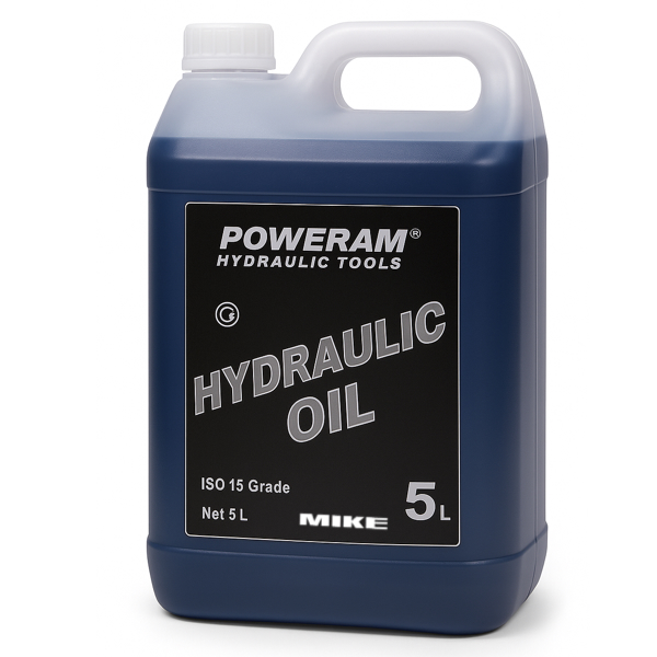 Dầu thủy lực Powerram HO5L, dung tích 5 lít, cấp ISO 15 Grade