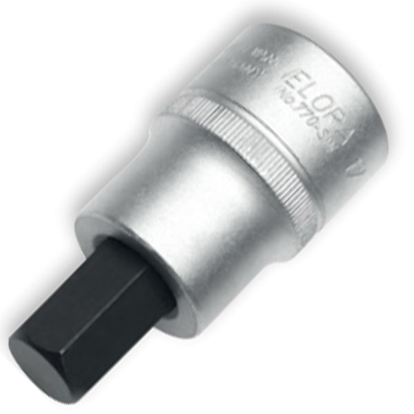 Đầu tuýp lục giác ELORA 770-SIN, đầu vuông 3/4 inch