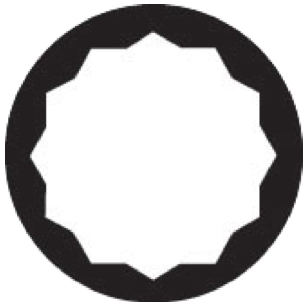 Tuýp 12 cạnh, góc xoay hiệu dụng 30 độ. Elora Germany