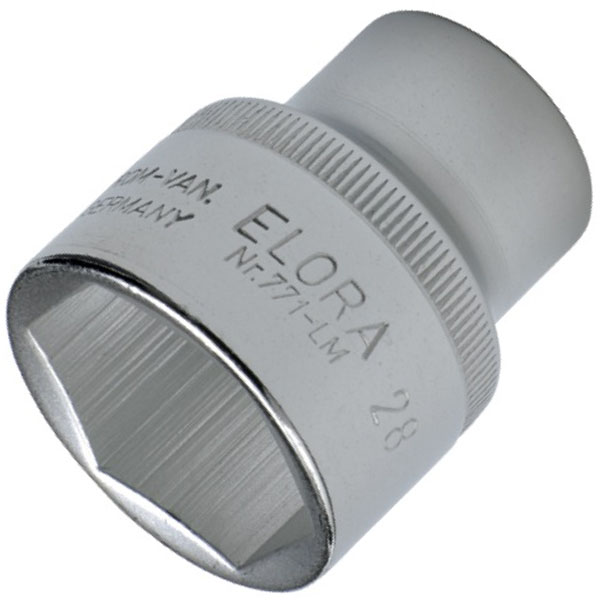 771-S Đầu tuýp 6 cạnh, đầu vuông 3/4 inch, sx tại Đức