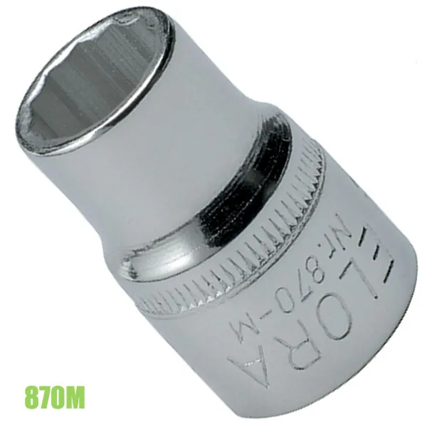 Đầu tuýp hệ mét 12 cạnh ELORA 870M, vuông 3/8 inch, DIN 3124 thumbnail 3