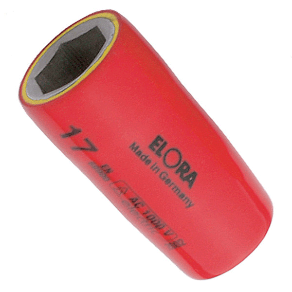 Đầu tuýp cách điện ELORA 971, vuông 1/2 inch, 6 cạnh