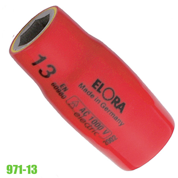 Đầu tuýp cách điện ELORA 971, vuông 1/2 inch, 6 cạnh thumbnail 6