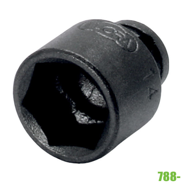 đầu tuýp đen 788 đầu vuông 1/4 inch